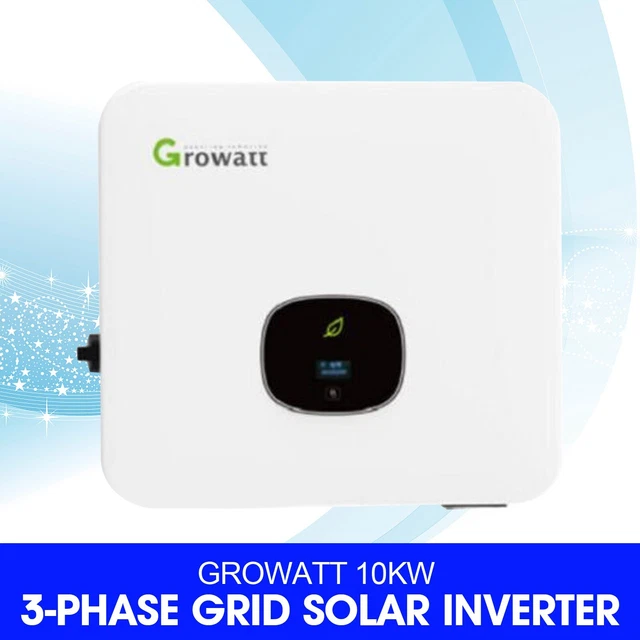 GROWATT 10KW 3-PHASE Grid Solar Inverter 2 MPPT MOD10KTL3-X With WIFI ...