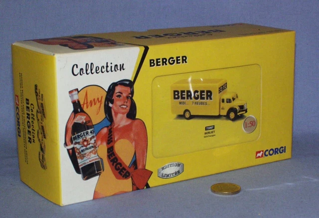 Corgi Heritage 1/50 - Berliet GLR8 Fourgon BERGER - Parfait état Avec Boîte