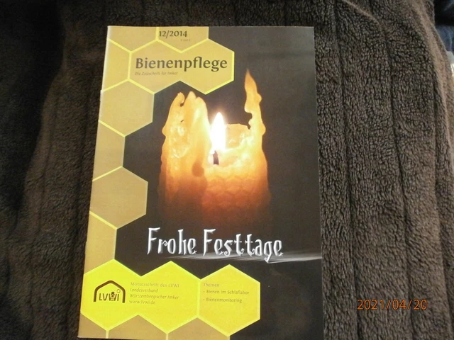 Heft Zeitschrift Magazin Bienenpflege Imker 12/ 2014 tolle Themen Ratgeber Infos