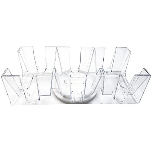 Yuanhe 9 Deck Revolving Rotating Canasta Playing Card Tray