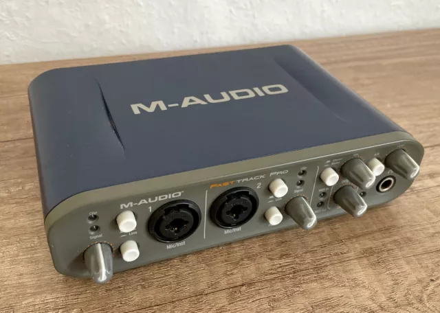 M-Audio Fast Track Pro - Ohne Netzteil - Muss per USB betrieben werden gebraucht