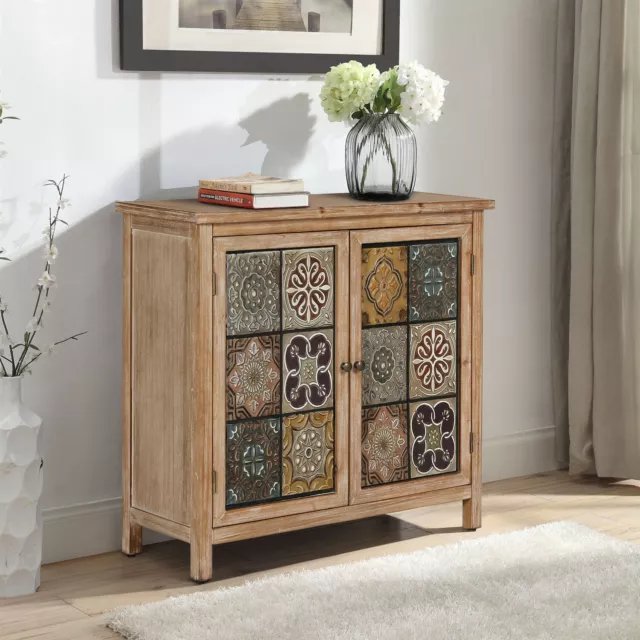 Accent Storage Cabinet with 2 Doors Buffet & Sideboard Decorative Cabinet