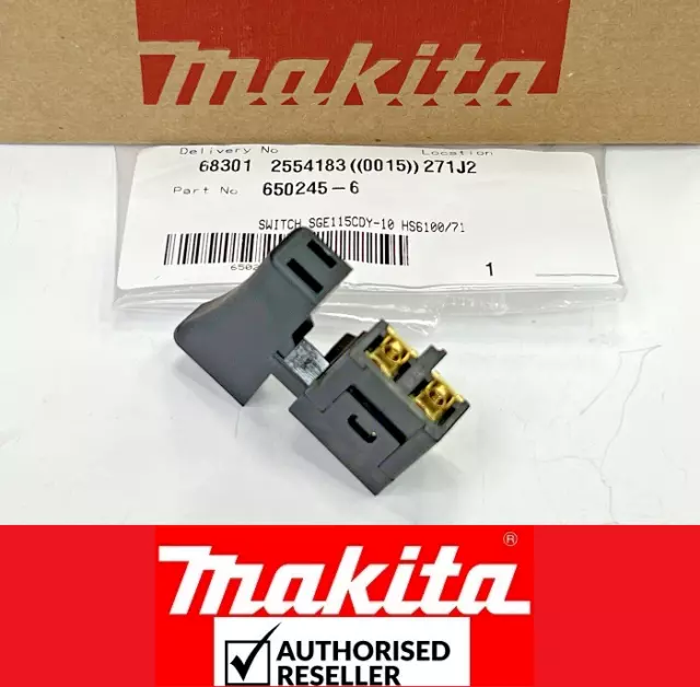 Genuine Makita Switch 650245-6 For 190mm Circular Saw HS7100 HS7601 HS7611