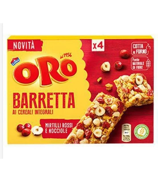 Saiwa Oro Barretta Mirtilli Rossi E Nocciole