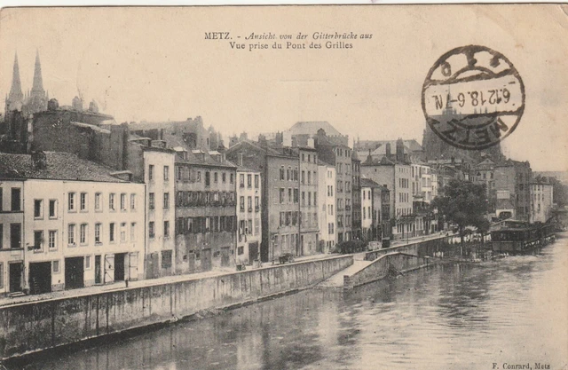 CPA 57 METZ Vue Prise du Pont des Grilles