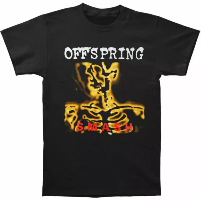 Official The Offspring Smash T Shirt Mens Black T Shirt The Offspring Tee