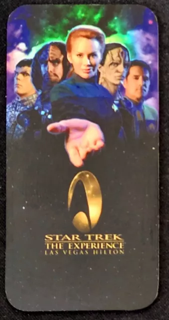 STAR TREK EXPERIENCE Hotel Room Card Key Las Vegas Hilton 1998