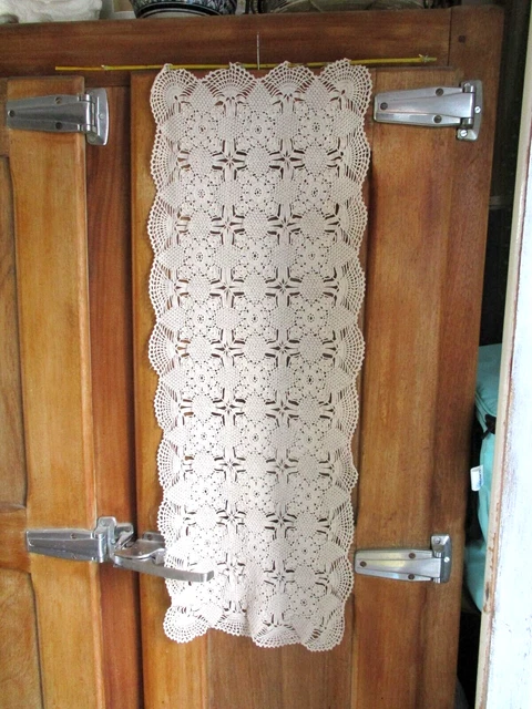 Suspension Murale Indienne Gujarati Vintage - Tissu Fait Main, Décoration Ethnique 86x89 Cm, Occasion
