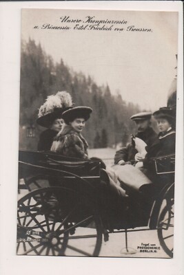 CARTOLINA D'EPOCA DUCHESS Cecilie MeclemburgoSchwerin Tedesca Crown