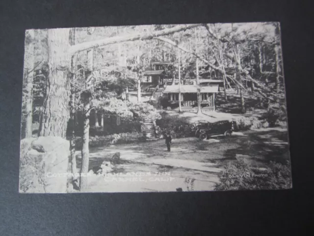 Old Vintage 1920's - CARMEL CA. - POSTCARD - HIGHLANDS INN - Cottages