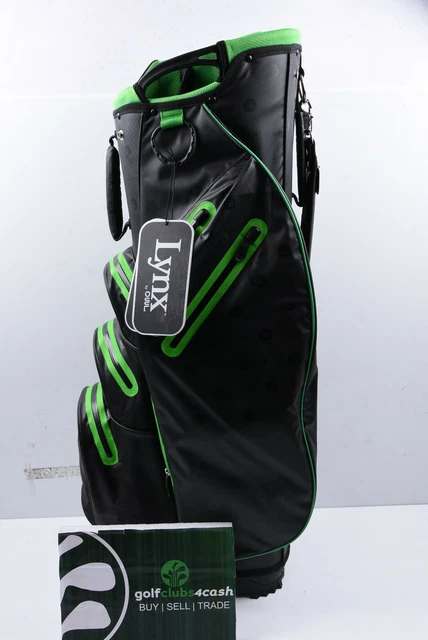 OUUL LYNX PROWLER WATERPROOF CART BAG 14 WAY BLACK GREEN