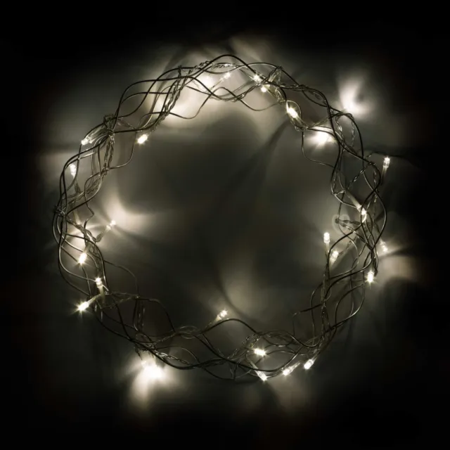 Fensterkranz 30 LED Ø 30 cm / Kranz, Lichterkranz, Türkranz, Weihnachten