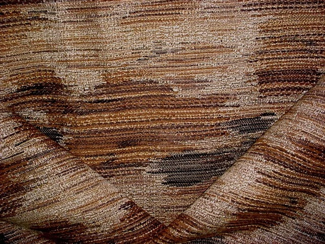 3-5/8Y Kravet Lee Jofa Black Toffee Southwest Ikat Chenille Upholstery Fabric