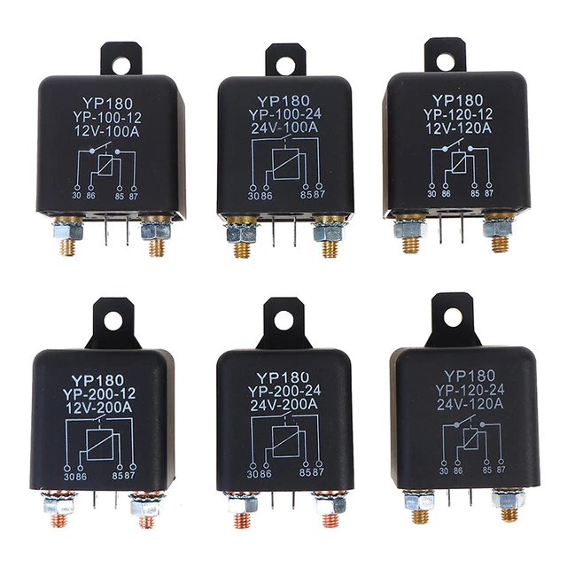 RELAIS DE DÉMARRAGE 200A 100A 12V24V Power Automotive Hourd Current Relay EUR 7,96 PicClick FR