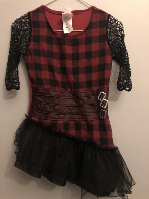 Ever After High Doll Cerise Hood Costume Dress Up Girls 8/10 Kids Large L RUBIES