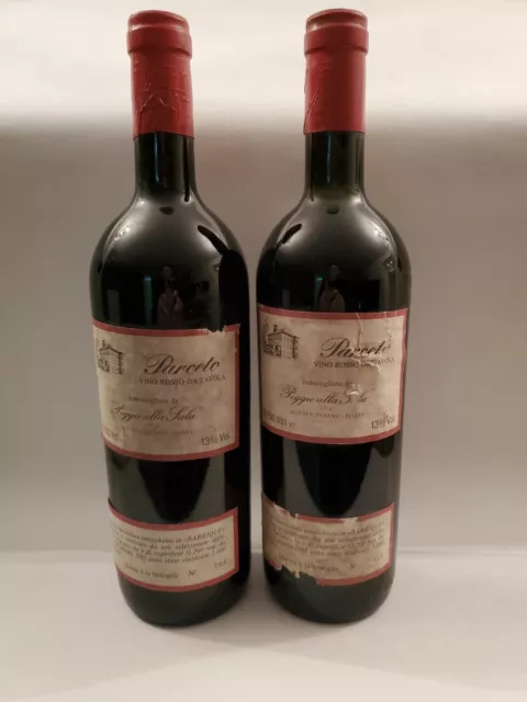 Vin -  2 Bouteilles -  Italie - MONTEPULCIANO - 1985