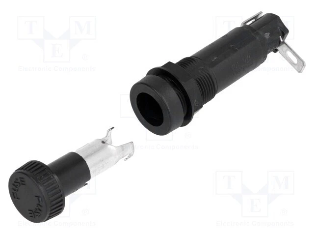 Douille Cylindrique Assurance 250V 6,3x32mm 10A -40÷85°C 03453LF1H Sécurité