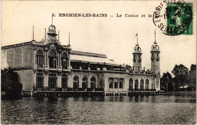 CPA Enghien les Bains Le Casino et le Lac FRANCE (1333042)