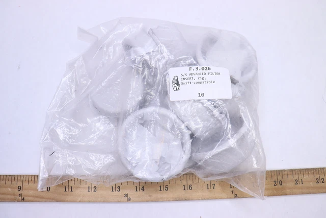 (10-Pk) Stainless Steel Advanced Filter Insert Swift Compatible 21g F.3.026