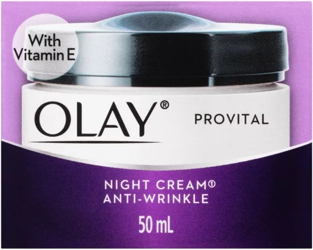 Olay Anti-Wrinkle Provital (NIGHT) Cream for Mature Skin, 50 ml 2