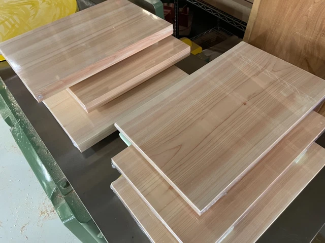 CUSTOM ORDER XXS size Japanese cypress HINOKI silk finished cutting board.