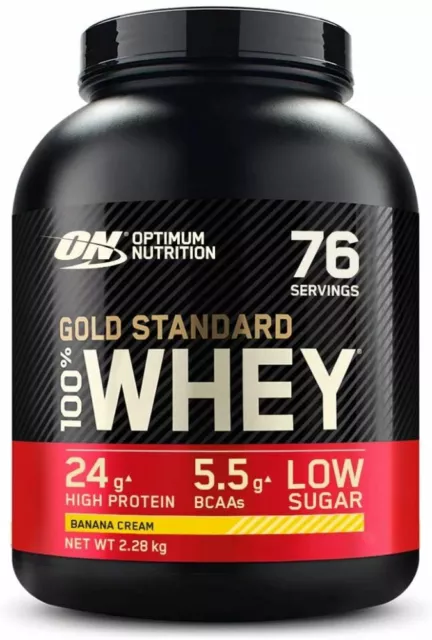 Optimum Nutrition Gold Standard 100% Whey Protein - 2,27Kg-Dose (38,72 EUR/kg)