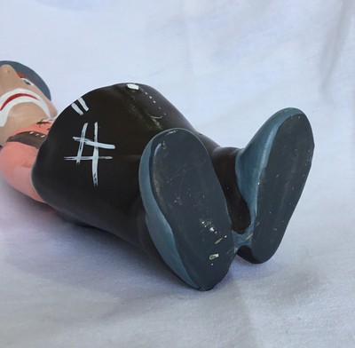 Vintage Sad Hobo Clown Cactus Planter Painted Ceramic 7