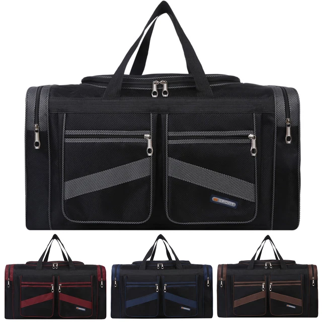 60/25L Large Oxford Duffle Bag Waterproof Luggage GYM Travel Weekender Men Women