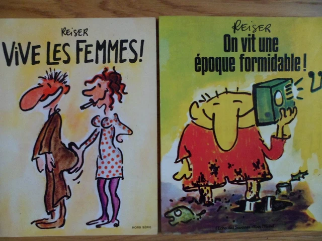 REISER VIVE LES femmes EO 1978 + on vit une époque formidable 1983 EUR