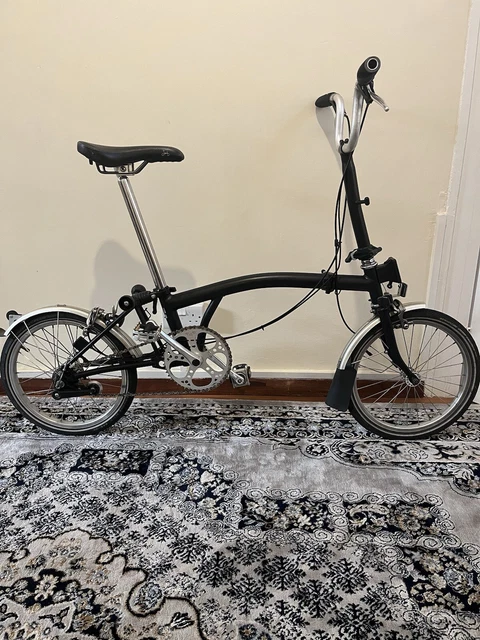 BROMPTON FOLDING Bike | M3-Ex | Raw Lacquer | Titanium