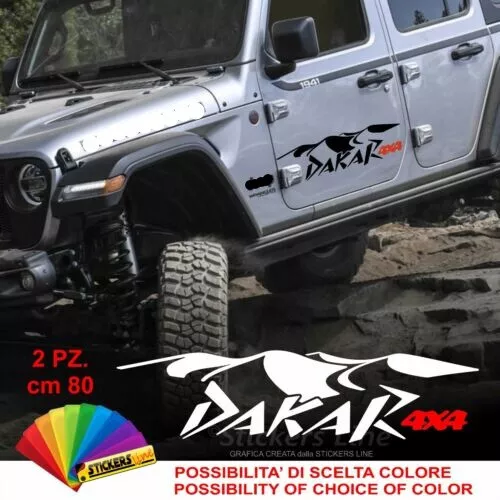Adesivi fuoristrada Dakar 4x4 off road suzuki per jeep nissan toyota land rover