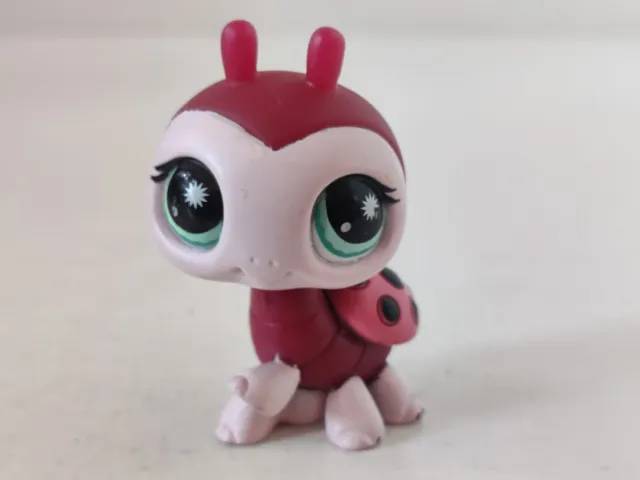 Hasbro 2007 LPS Littlest Pet Shop Red Ladybug #888 Free Shipping Worldwide