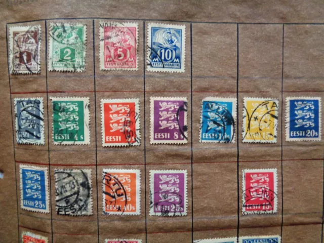 Altes Briefmarken Lot von Eesti Post - Estland