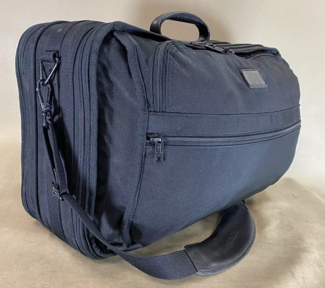 Vintage Tumi USA Black Ballistic Nylon 21” Carry On Weekender Garment Bag 279D3 3