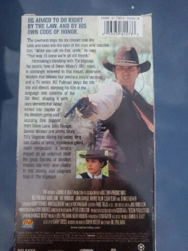 BILL PULLMAN THE VIRGINIAN diane lane VHS VIDEOTAPE £4.45 - PicClick UK