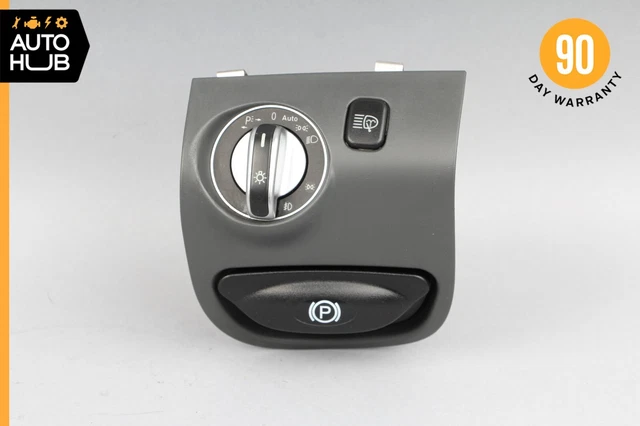 03-12 Mercedes R230 SL500 SL550 SL55 AMG Headlight Control Switch Charcoal OEM