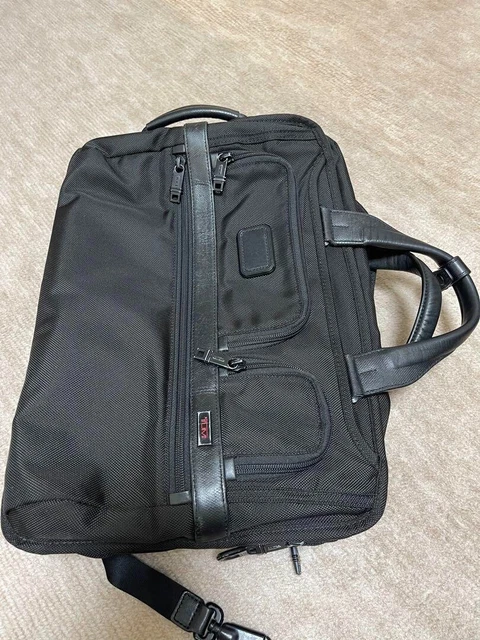 TUMI ALPHA2 3Way Slim Brief backpack Black Business Backpack FXT ballistic nylon