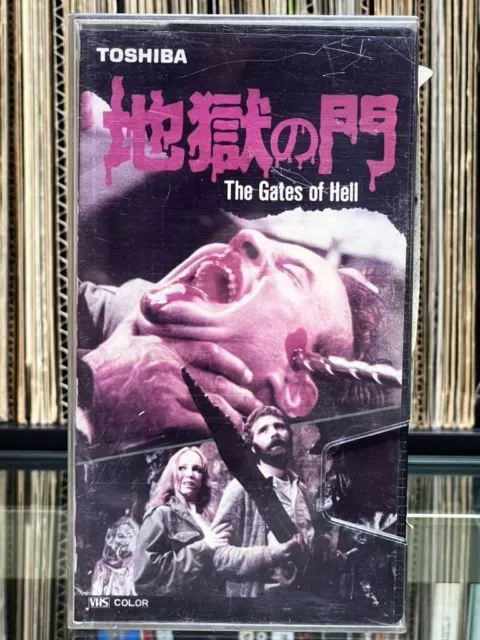 City of the Living Dead Lucio Fulci Italian Movie VHS Tape Japanese Subbed