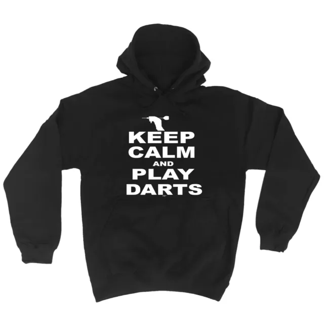 Keep Calm And Play Darts - Novelty Mens Womens Clothing Funny Hoodies Hoodie