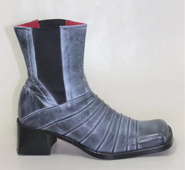 SAN MARINA Bottines Cuir Gris T40 TBE