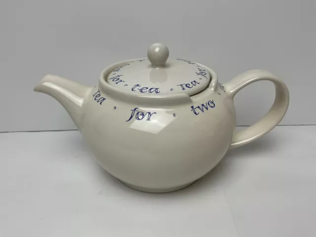 Whittard of Chelsea Tea For Two Small Teapot Wisdom In A Cup No Liner