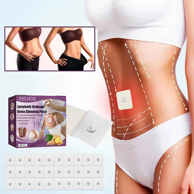 Pegatina de pérdida de peso autoadhesiva de desintoxicación quema grasa ombligo magnético apicultor ❤