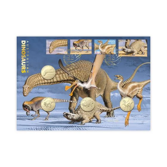 2022 Australian Dinosaurs Four Coin Impressions Edition PNC - Only 500 released