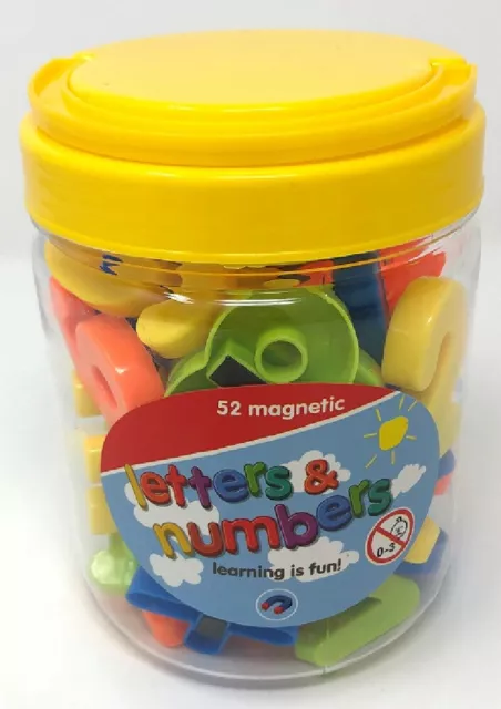 Kandytoys 52 Magnetic Letters And Numbers -Ty5499 Children Learning Fridge 2