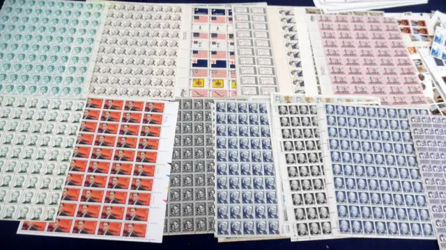 United States MNH Mostly 29c-44c Plate Blocks Sheets Booklets Ducks Coil Rolls