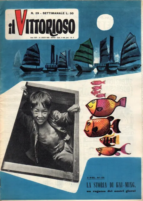 [MAB35] rivista a fumetti VITTORIOSO anno 1960 numero 29