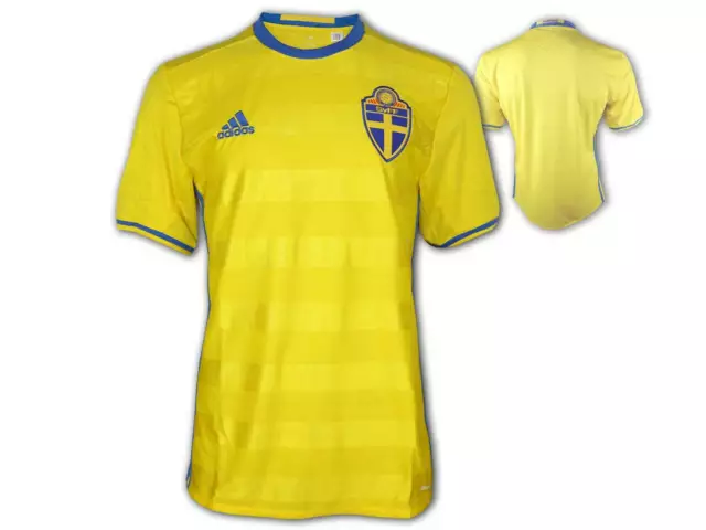 adidas Schweden Heim Trikot gelb Sweden SVFF Home Shirt Fan Jersey EM WM S- 3XL