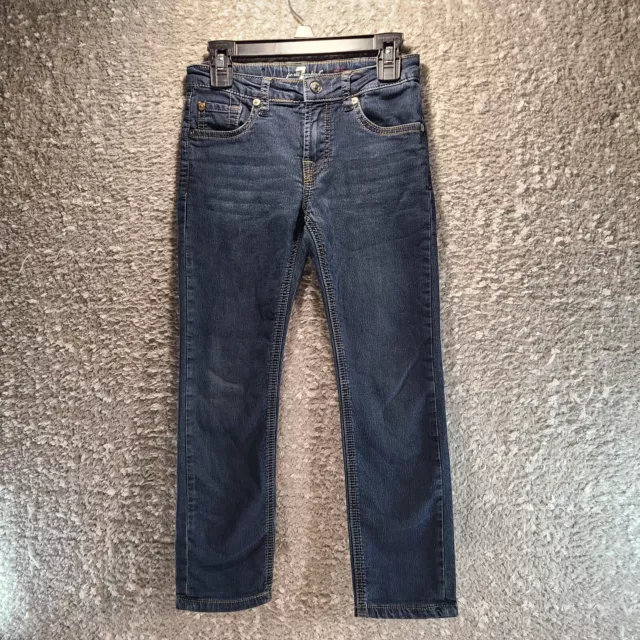 7 for all Mankind Boys Slimmy Blue Denim Jeans Size 7