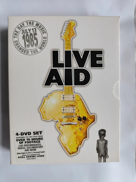 LIVE AID CONCERT July 13, 1985 - 4 DVD Box Set -Slipcase w