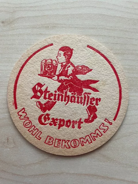 alter Bierdeckel Steinhäuser Friedberg (+1962), ID 9873